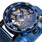 men's hollow mechanical watch, view 5 - MRSLM