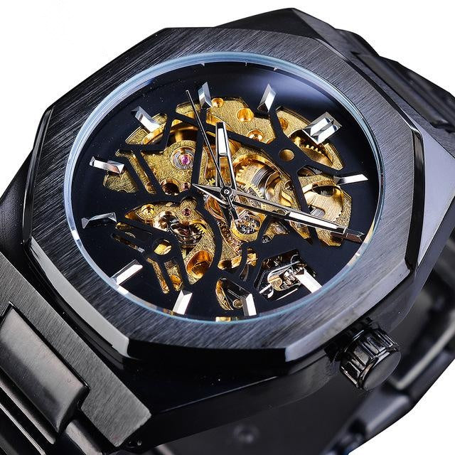 hollow automatic mechanical watch, view 2 - MRSLM