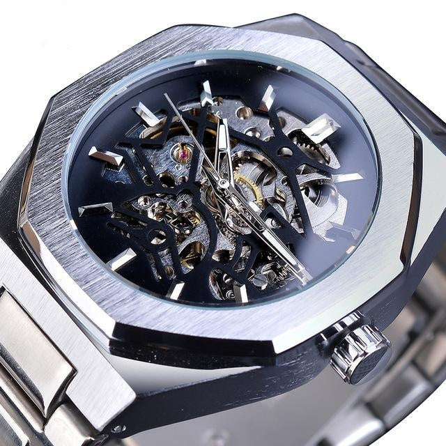 hollow automatic mechanical watch, view 3 - MRSLM