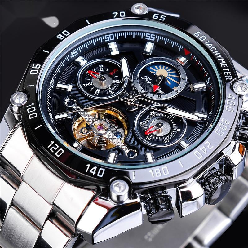 men's automatic mechanical watch, view 5 - MRSLM