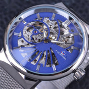 woven mesh belt mechanical watch, view 9 - MRSLM