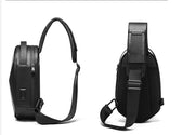 Diamond hard shell chest bag, view 5 - MRSLM