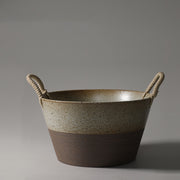 japanese pottery plate tableware, view 2 - MRSLM