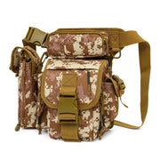 outdoor camouflage waist leg bag, view 2 - MRSLM