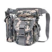 outdoor camouflage waist leg bag, view 4 - MRSLM