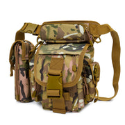 outdoor camouflage waist leg bag, view 5 - MRSLM