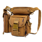 outdoor camouflage waist leg bag, view 6 - MRSLM