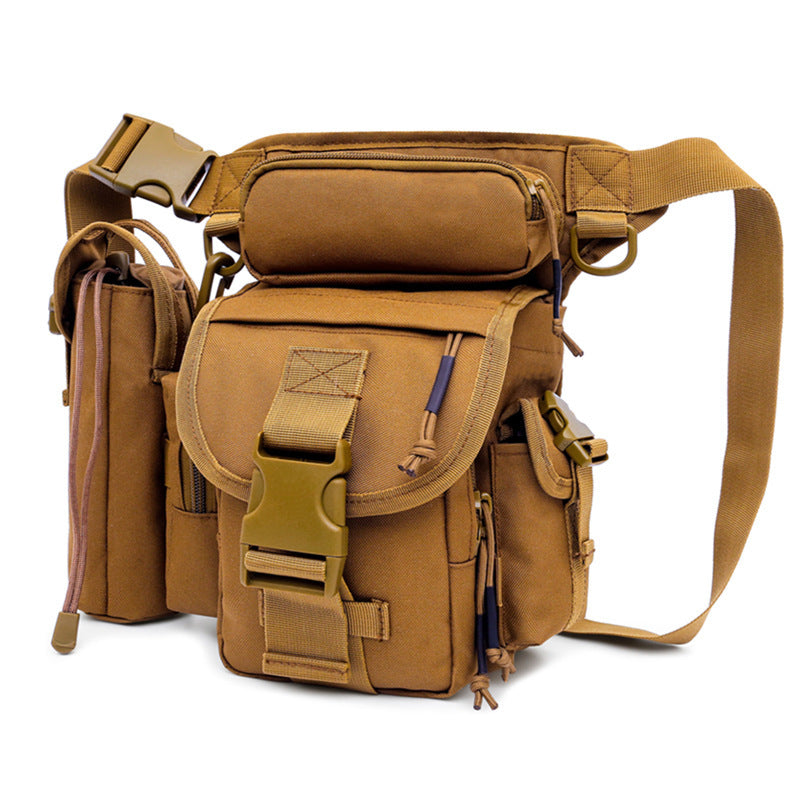 outdoor camouflage waist leg bag, view 6 - MRSLM