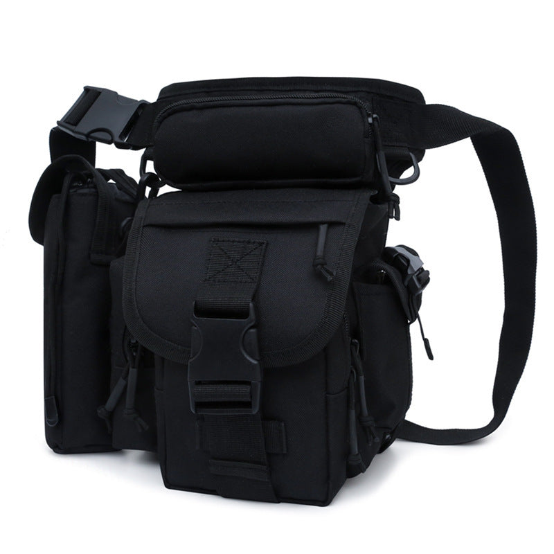 outdoor camouflage waist leg bag, view 7 - MRSLM