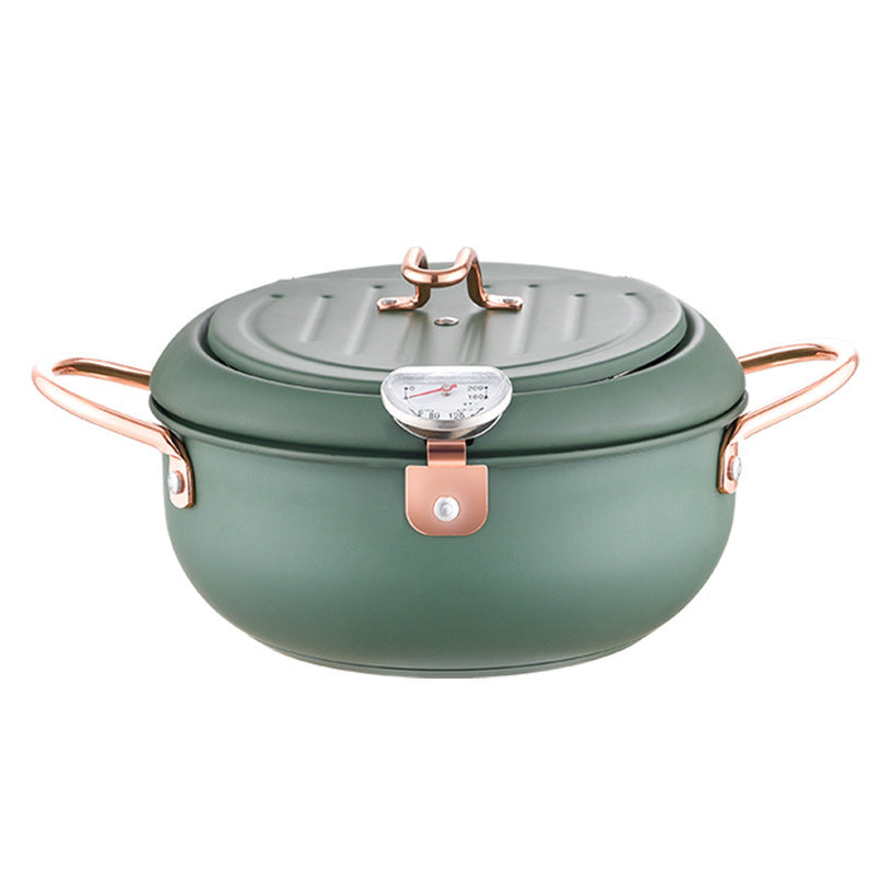 Morandi Fryer Multi-bottom Filter Oil Temperature Control Non-stick Fryer