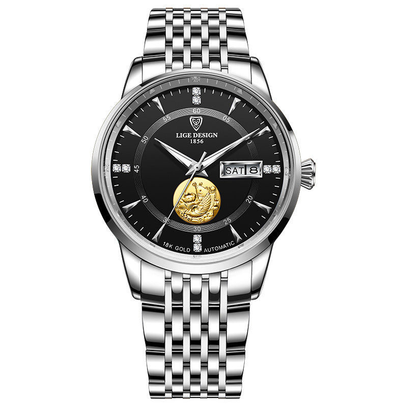 double calendar mechanical watch, view 10 - MRSLM