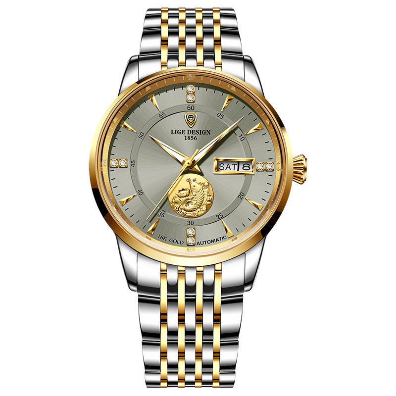 double calendar mechanical watch, view 8 - MRSLM