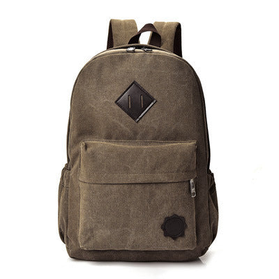 retro canvas backpack, view 5 - MRSLM