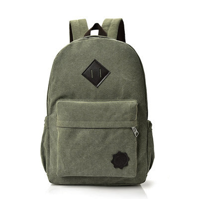 retro canvas backpack, view 4 - MRSLM