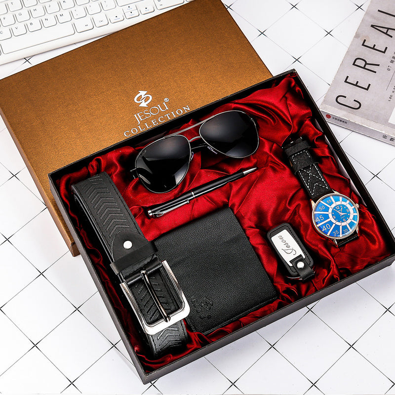 men's watch, wallet and sunglasses gift set, view 4 - MRSLM