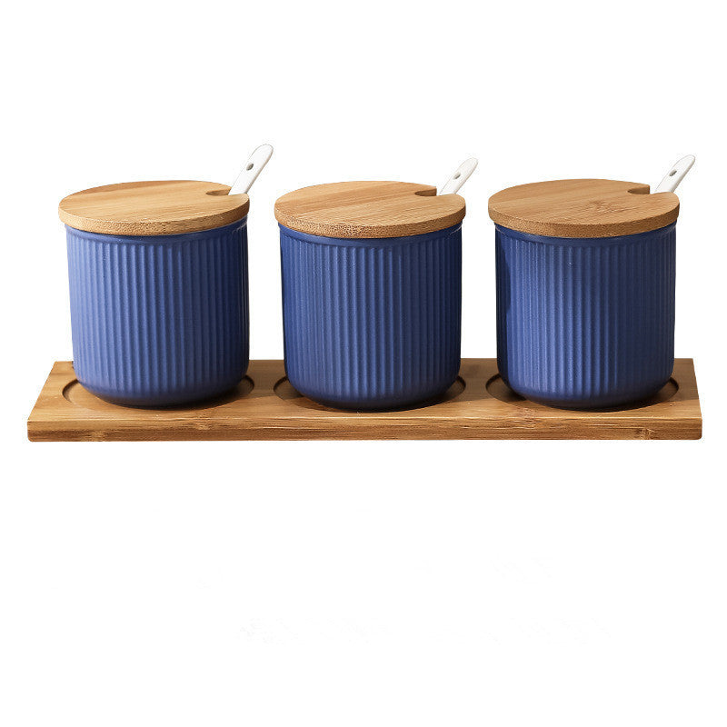 nordic ceramic seasoning pot, view 4 - MRSLM
