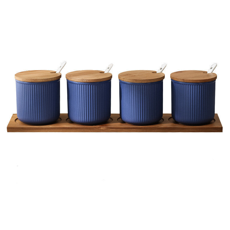 nordic ceramic seasoning pot, view 5 - MRSLM