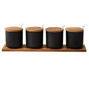 nordic ceramic seasoning pot, view 6 - MRSLM