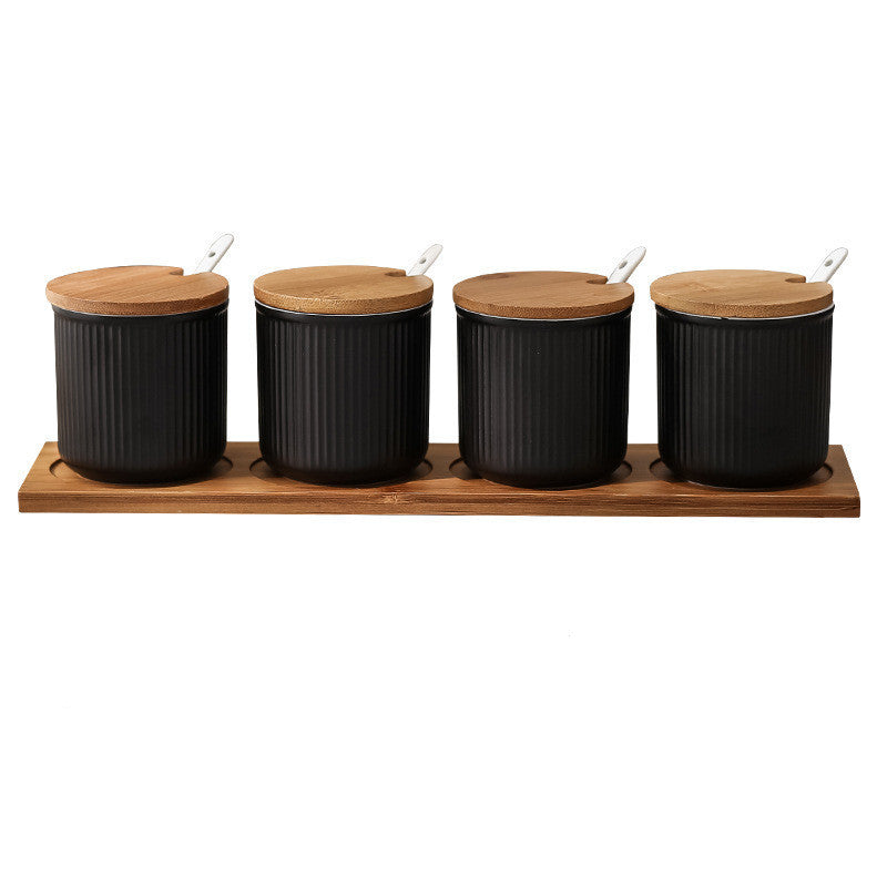 nordic ceramic seasoning pot, view 6 - MRSLM