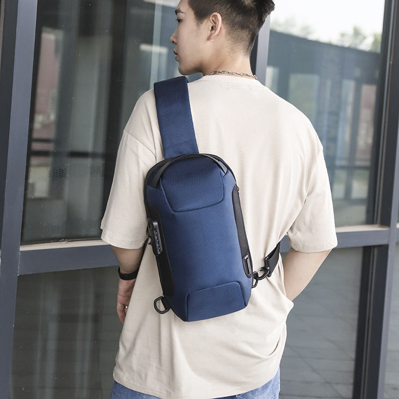 men's waterproof chest shoulder bag, view 2 - MRSLM