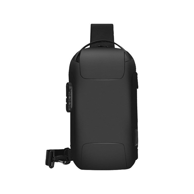 men's waterproof chest shoulder bag, view 4 - MRSLM