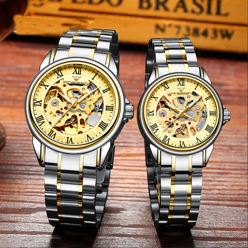 Men's double-sided hollow mechanical watch - MRSLM