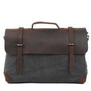 Men's canvas shoulder bag, view 7 - MRSLM