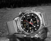 business quartz multi-function men's watch, view 4 - MRSLM