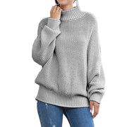 turtleneck knitted sweater women, view 3 - MRSLM