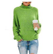 turtleneck knitted sweater women, view 20 - MRSLM