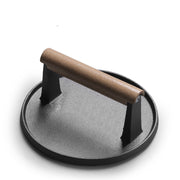 cast iron steak press, view 3 - MRSLM