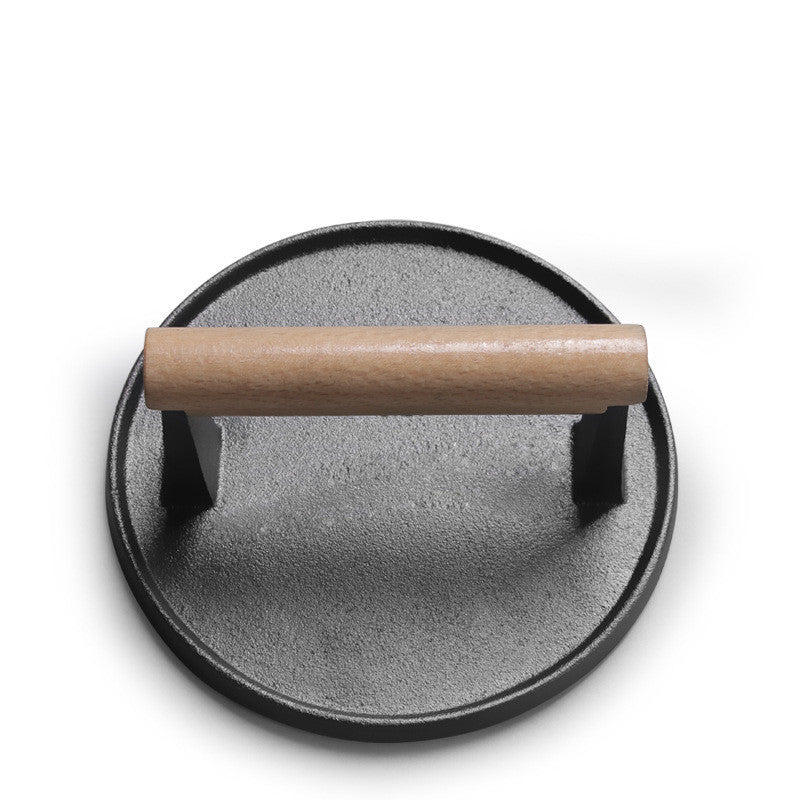 cast iron steak press, view 6 - MRSLM