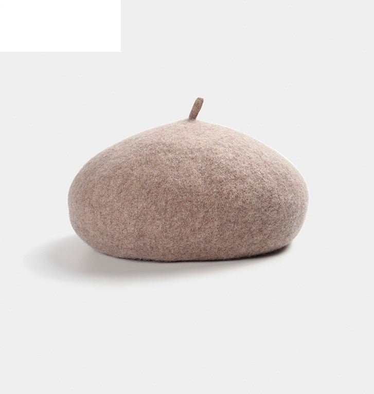 big wool beret for women, view 2 - MRSLM