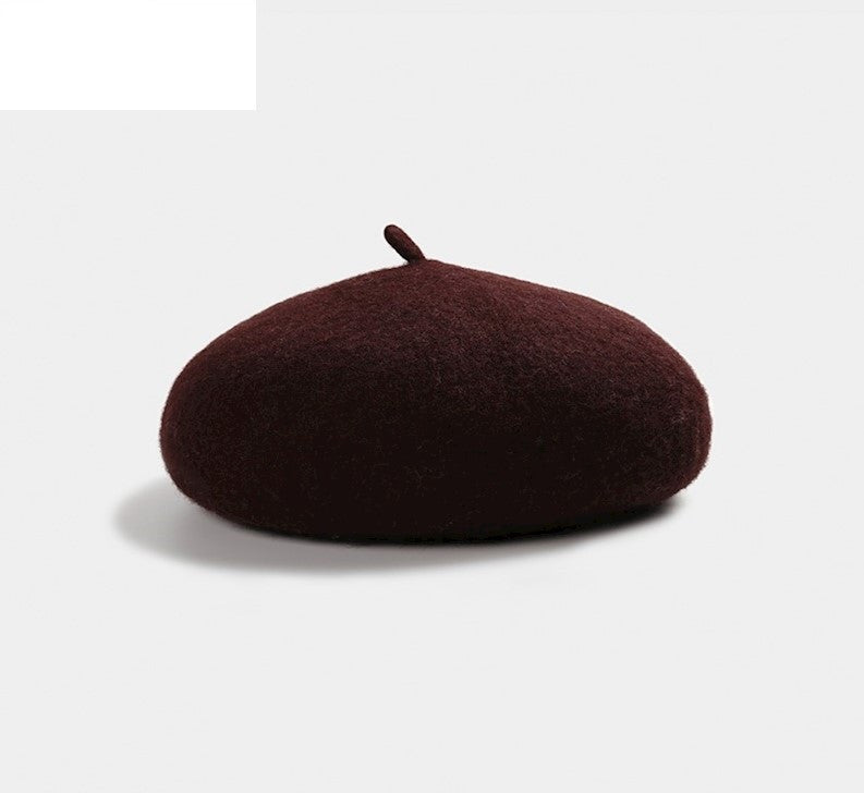 big wool beret for women, view 4 - MRSLM