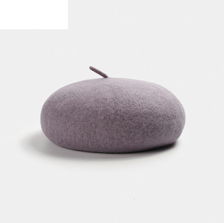 big wool beret for women, view 5 - MRSLM