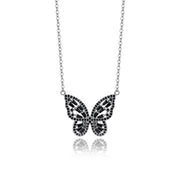women's simple sterling silver necklace, view 2 - MRSLM