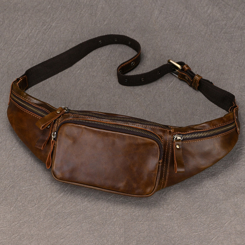 men's leather phone bag, view 8 - MRSLM
