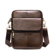 men's cowhide leather shoulder bag, view 2 - MRSLM