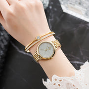 women's quartz watch gold, view 2 - MRSLM