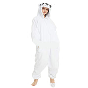 Animal hooded fleece onesie pajamas, view 6 - MRSLM