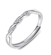 couple silver ring, view 5 - MRSLM