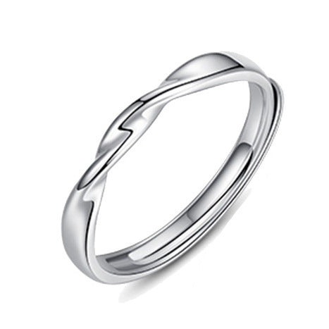 couple silver ring - MRSLM