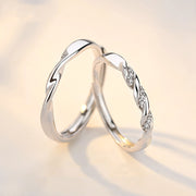 couple silver ring, view 6 - MRSLM