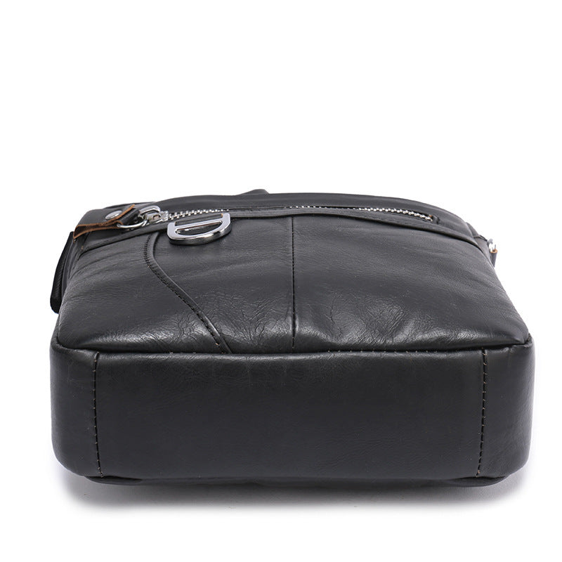 men's small cowhide shoulder bag, view 2 - MRSLM