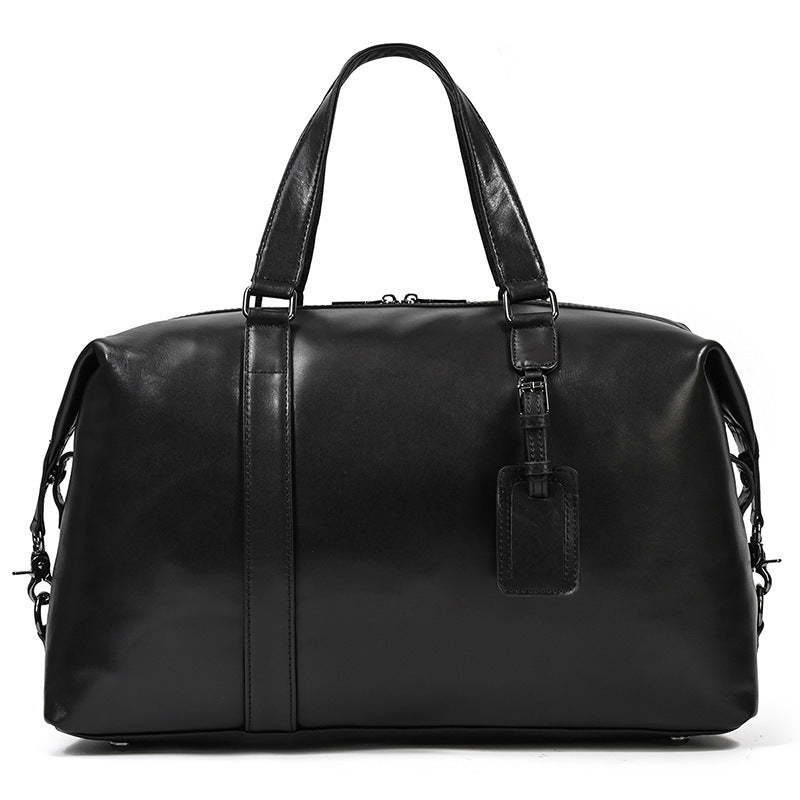 large leather gym messenger bag - MRSLM