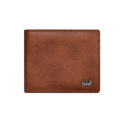 Men's short leather wallet, view 3 - MRSLM