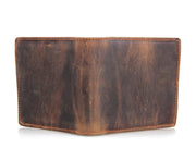 Men's cowhide leather bifold wallet, view 4 - MRSLM