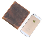 Men's cowhide leather bifold wallet, view 5 - MRSLM