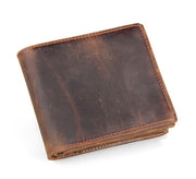 Men's cowhide leather bifold wallet, view 2 - MRSLM