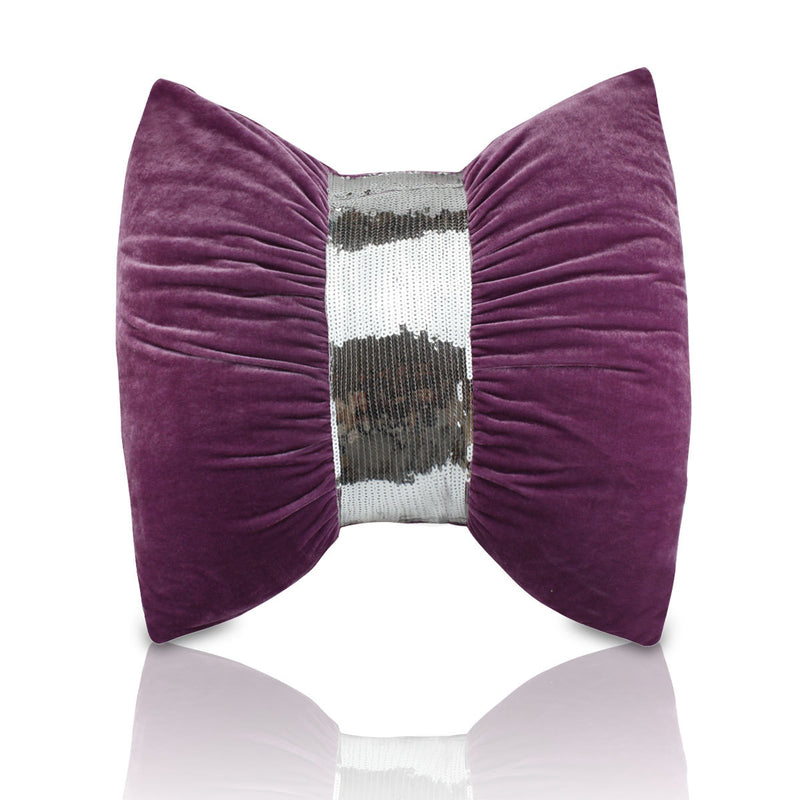 Bow-knot throw pillow, view 3 - MRSLM